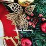 Merry Christmas Wreath 11.8 Inch with Red Bow ane Bells Image 2