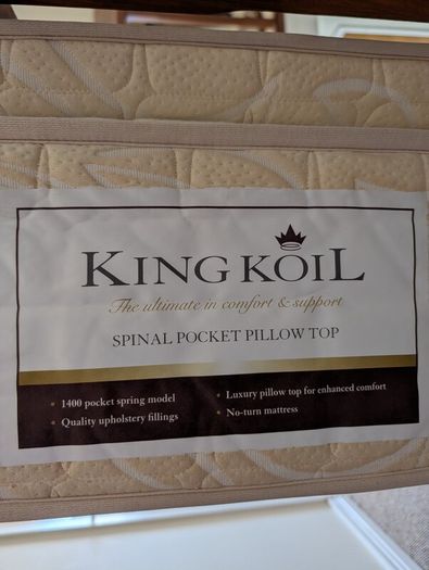 Double bed King Koil 1400 Pocket Spring Mattress