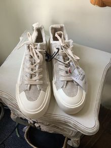 Zara cotton sneakers, new, UK7,