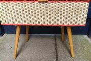 Vintage Sewing basket on legs