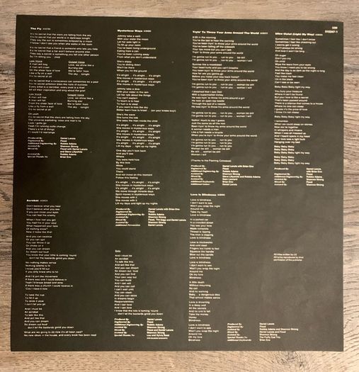 U2  - Achtung Baby Original 1991 First Press 12 inch Vinyl Album