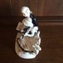 Vintage Blue and White Musical Figurienes Ornament Image 6