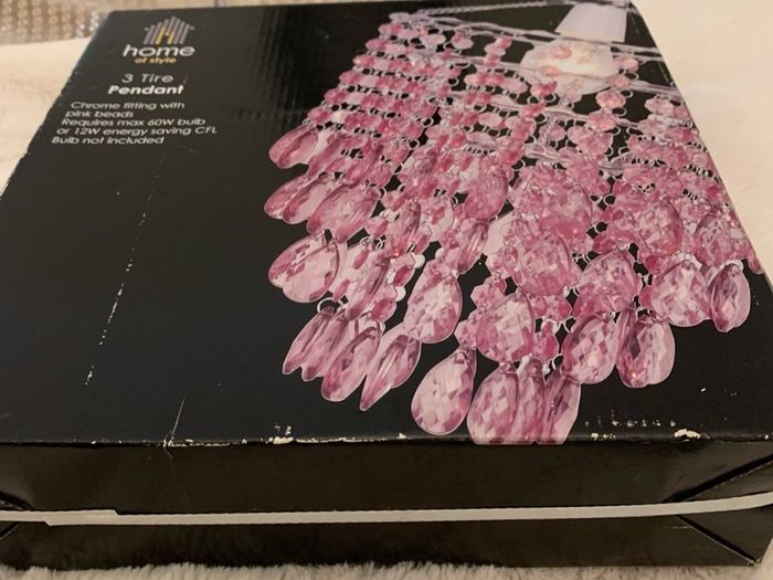 crystal light fitting still in box