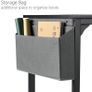 FREE EXPRESS SHIPPING Writing Computer Desk, Office Work Desk for student and worker, Laptop Table with Storage Bag and Headphone Hook,Modern Simple Style Desks for Bedroom, Home Image 3