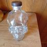 skull glass bottle Image 5
