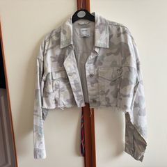 Cropped denim jacket, size S