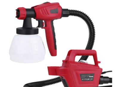 800W Electric Spray Gun 1300ML Large Capacity High Power Paint Sprayer 3 Nozzle Sizes Adjustable