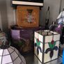 Stained glass shades and lamps Image 4