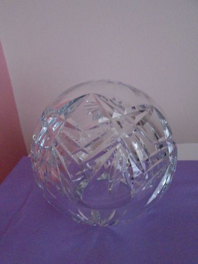 Cut glass ornament,Glass ball, Cut glass