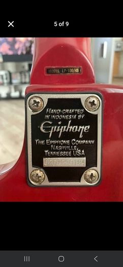 epiphone les paul 1984