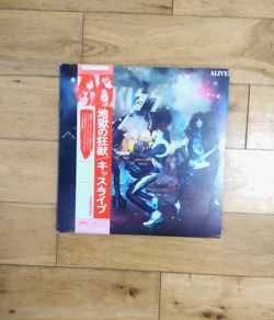 KISS ALIVE! Original Double record.Japan First press full pack inserts+OBI included.Exc.Condition