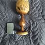 Vintage chalice hand carved goblet Image 3