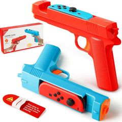 2PCS Joycon Handle Game Gun Shape Handgrip for Nintendo Switch 2 JoyCon Controller Shooting Gunstock Sense Grip Game Accessories