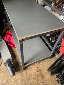 Steel work bench