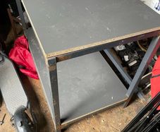 Steel work bench