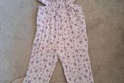 Zara floral Jumpsuit 7-8