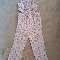 Zara floral Jumpsuit 7-8