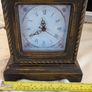 Wooden Clock Key Cabinet Quartz Rustic Storage Cupboard Distressed Image 2