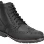 Clarks Mens Westcombe Limit Smooth Natural Matte Black Leather Brogue Boots - Winter shoes - Ecco Regatta Trespass North Face Image 3