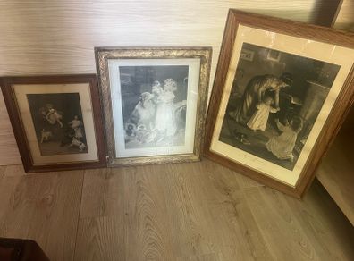 Set of 3 Framed Arthur John Elsley Prints