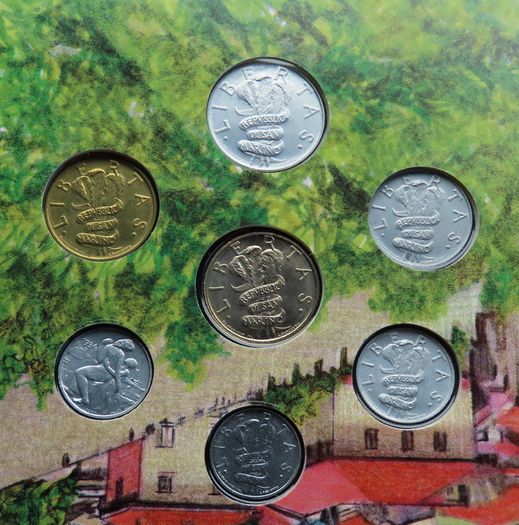 San Marino vintage original coins set
