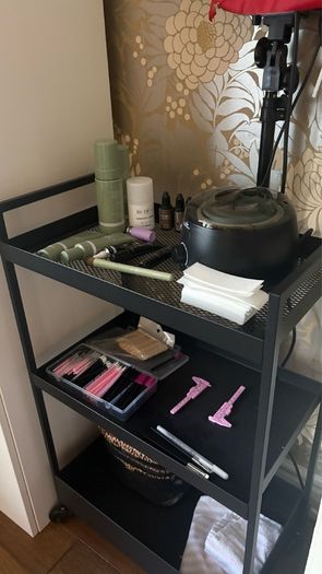 Ikea trolley black