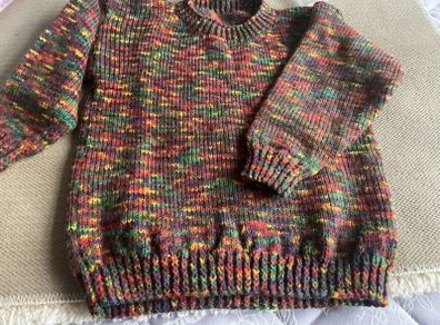 Handknit Boys sweater