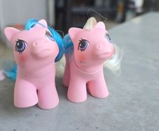 Sticky and Sniffles Newborn Twins MLP G1 My Little Pony