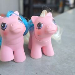 Sticky and Sniffles Newborn Twins MLP G1 My Little Pony