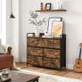 Industrial design with 7 drawers (Rustic brown) FREE P&P Image 3