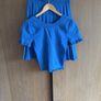 Sandro blue skirt/ top set size 2 (10) Image 9