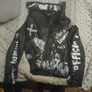 punk rock leather jacket male/female Image 3