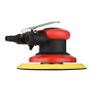 5 Inches Pneumatic Orbital Sander Air Grinder 6" Vacuum Eccentric Polishing/Grinding Machine Sanding Waxing Tools for Car Wall Wood Metal Image 4