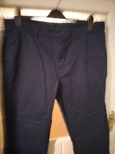 Mens Navy Dunne Stores Trousers. like new
