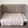 Baby Cot Bed, Toddler Bed and Changing Unit Bundle - Grey Wash - Excellent Condition Image 4