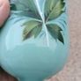 Art Deco Green Opaline Glass Vase..12.5 Inches Image 8