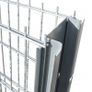 2D Gabion Fence Galvanised Steel 2.008x1.03 m 6 m (Total Length) Silver Image 9