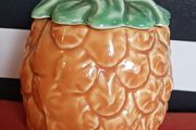 Sylvac, pineapple sugar pot with lid