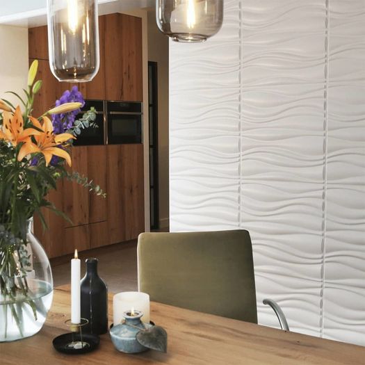 WallArt 24 pcs 3D Wall Panels GA-WA04 Waves
