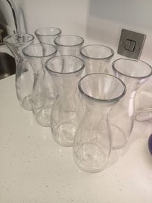 8 Glass Carafes
