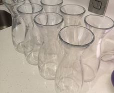 8 Glass Carafes