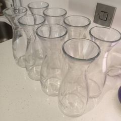 8 Glass Carafes