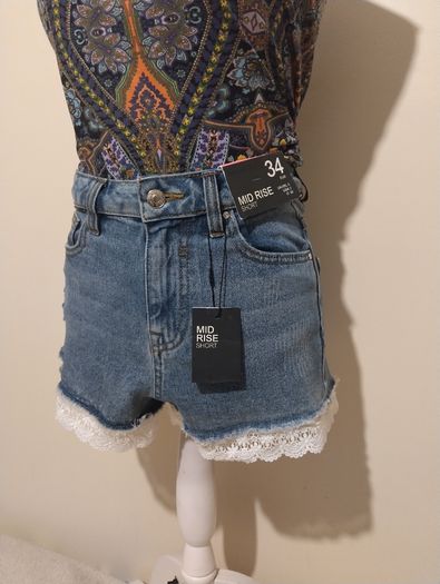 Denim Shorts, New With Tags