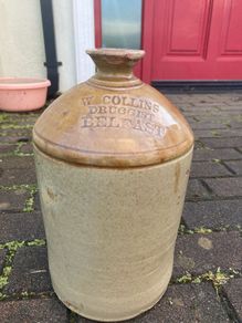 Belfast stoneware flagon