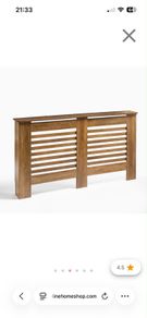 Radiator Cover - Polished Wood