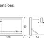 Ambivalenz Folding Wall Desk (+ Height Adjuster) Image 8