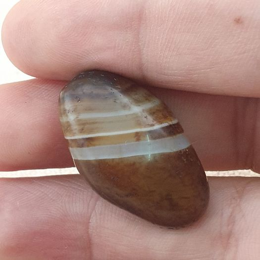 Vintage Beautiful Suliemani Eye Agate Bead Amulet