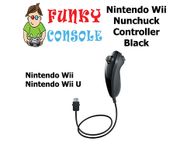 main image for ad Nintendo Wii Nunchuck Wired Controller Remote Nunchuk Wii U Console Black