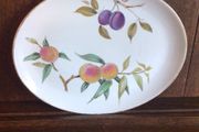 Royal Worcester Evesham pattern small oval platter