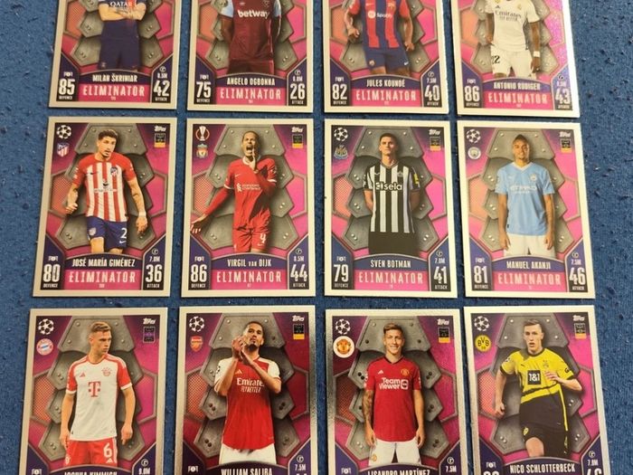 Match attax 23/24 base cards